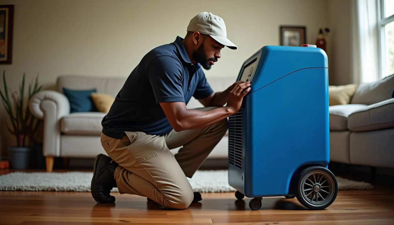 Water damage restoration service